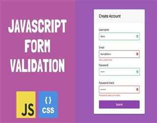 How can you perform client-side form validation in JavaScript? image