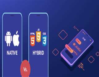 Differences between native mobile app development and hybrid app development image