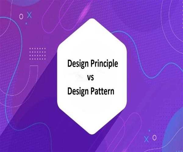 Design Principle vs Design Pattern image