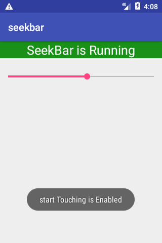 SeekBar In Android - MindStick