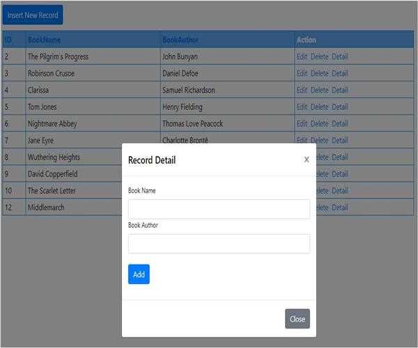 Insert Update Delete In Mvc Via Webgrid And Modal Popup 0098