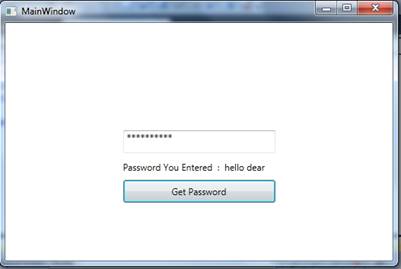 wpf passwordbox