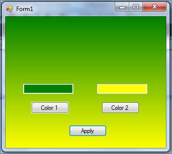 Gradient Color for Form in C# - MindStick