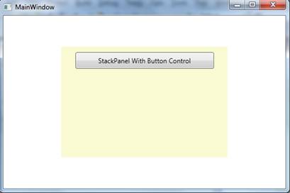 Stackpanel Control In Wpf Mindstick