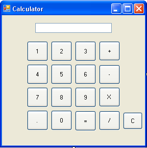 Calculator Program in CSharp .NET - MindStick