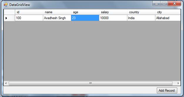 Insert Delete Update In Datagridview With Datatable In C 2856