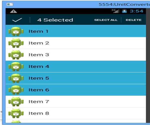 Android Delete Multiple Selected Items in Listview - MindStick