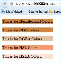 Different Ways To Set The Color In HTML Application By CSS3 - MindStick